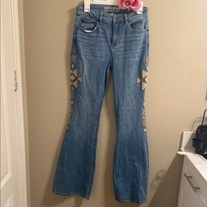 Blue Flared Women's Jeans